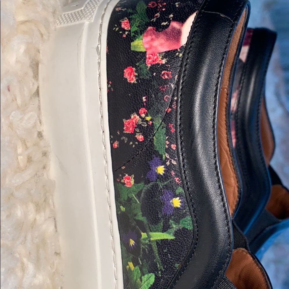 Givenchy Black Floral Slip-On Sneakers - Picture 6 of 7
